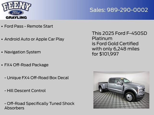 Certified 2025 Ford F450 Platinum w/ FX4 Off-Road Package image 10