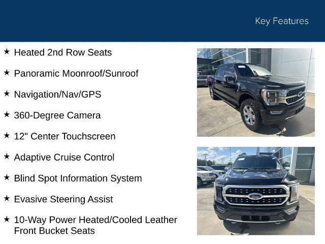 Certified 2023 Ford F150 Platinum w/ Equipment Group 701A High image 36