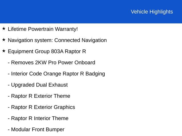 Certified 2026 Ford F150 Raptor w/ Equipment Group 803A Raptor R AWD/4WD image 6