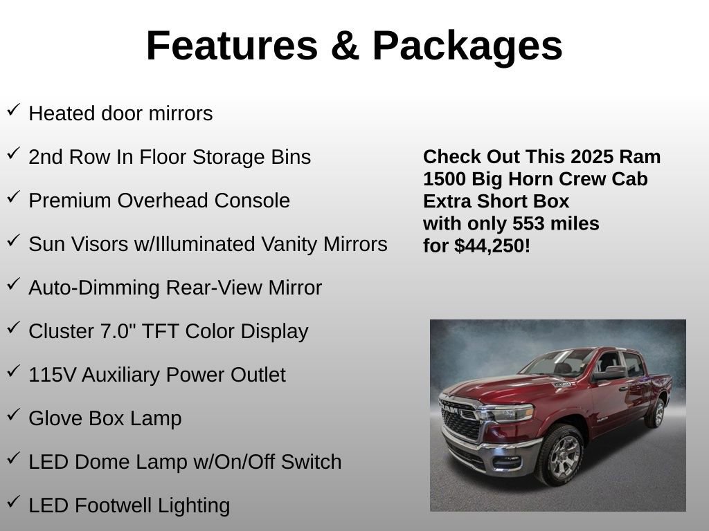 Used 2025 RAM 1500 Big Horn AWD/4WD image 21