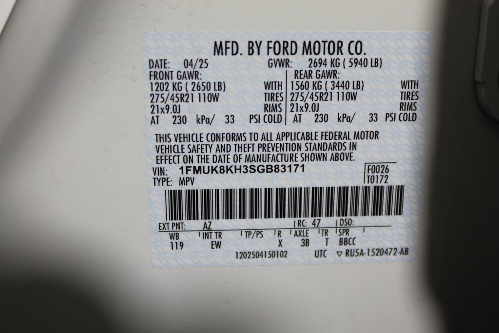 Certified 2025 Ford Explorer ST-Line w/ ST-Line Street Pack image 24