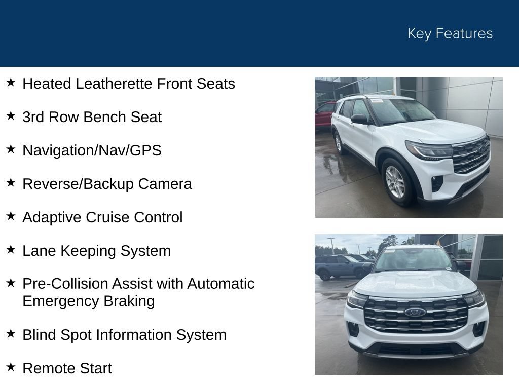 Certified 2026 Ford Explorer Active w/ Active Comfort Package RWD image 36