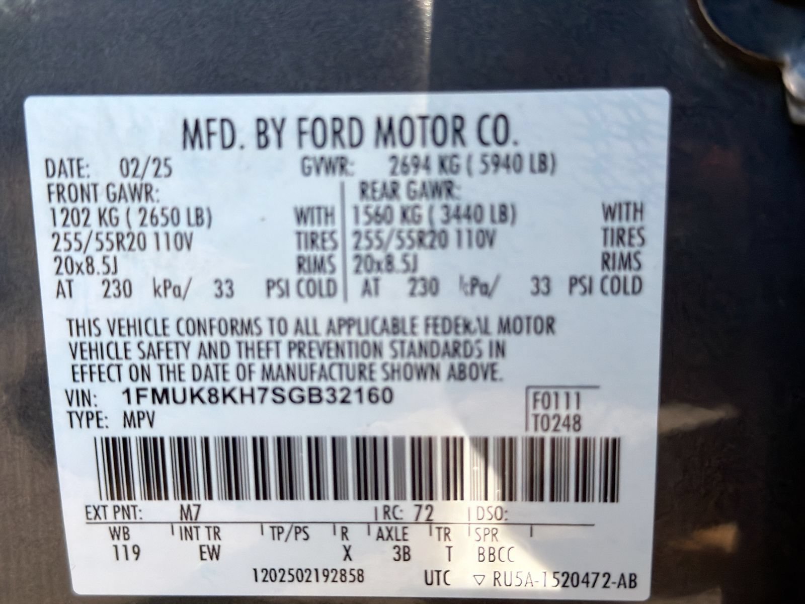 Certified 2025 Ford Explorer ST-Line AWD/4WD image 42