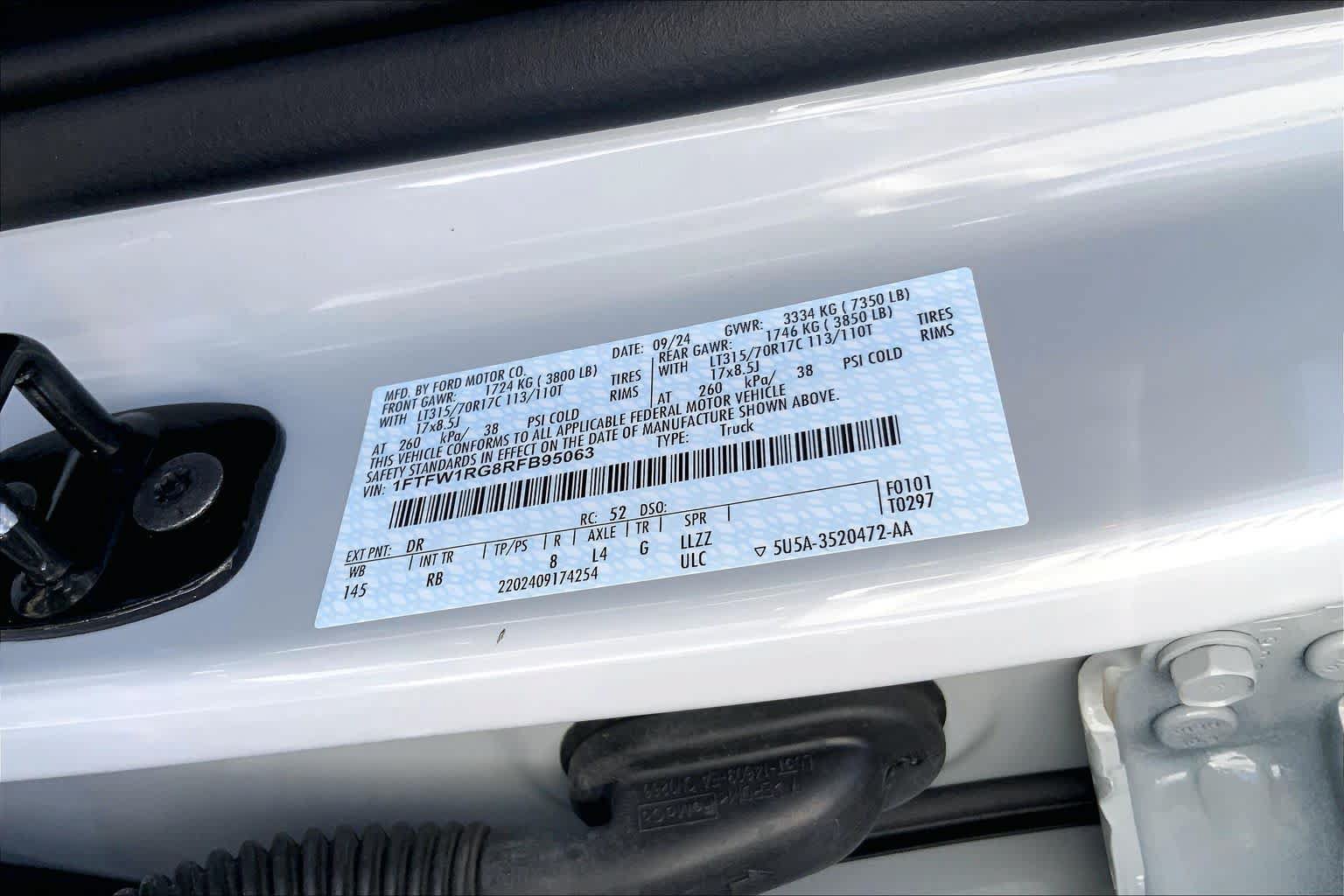 Certified 2024 Ford F150 Raptor AWD/4WD image 33