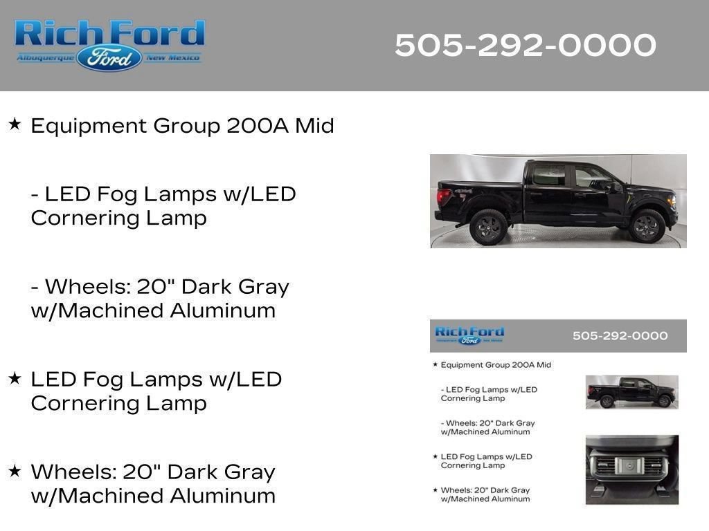 Certified 2025 Ford F150 STX w/ Equipment Group 200A AWD/4WD image 31