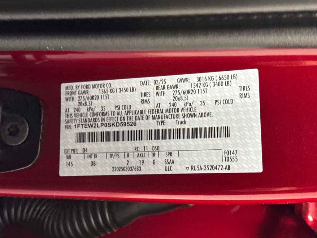 Certified 2025 Ford F150 STX w/ STX Black Appearance Package image 34