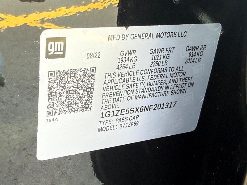 Used 2022 Chevrolet Malibu Premier FWD image 57
