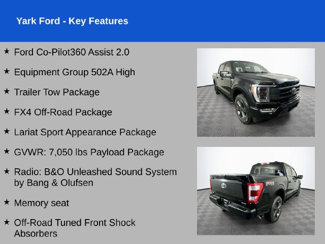 Certified 2023 Ford F150 Lariat w/ Equipment Group 502A High AWD/4WD image 2