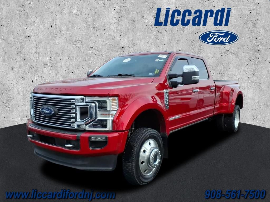 Certified 2022 Ford F450 Platinum w/ FX4 Off-Road Package AWD/4WD image 3