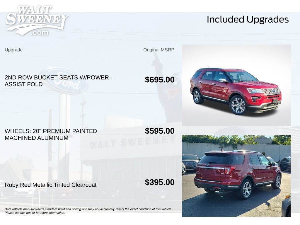 Certified 2019 Ford Explorer Platinum AWD/4WD image 12