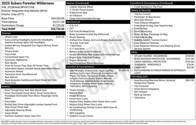 Used 2023 Subaru Forester Wilderness image 39