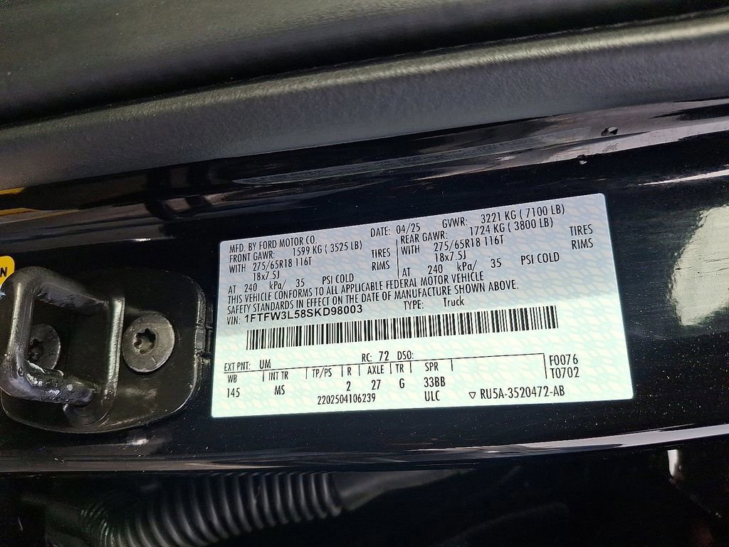 Certified 2025 Ford F150 XLT w/ Equipment Group 301A Standard image 27