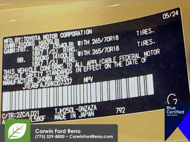 Used 2024 Toyota Land Cruiser image 37