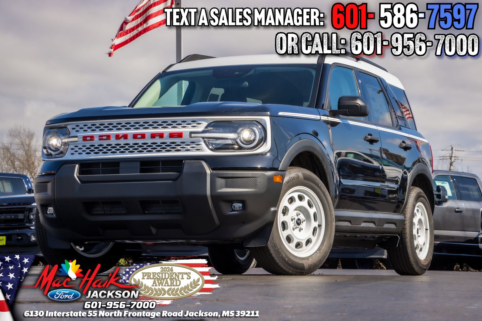 Certified 2025 Ford Bronco Sport Heritage w/ Convenience Package AWD/4WD image 8
