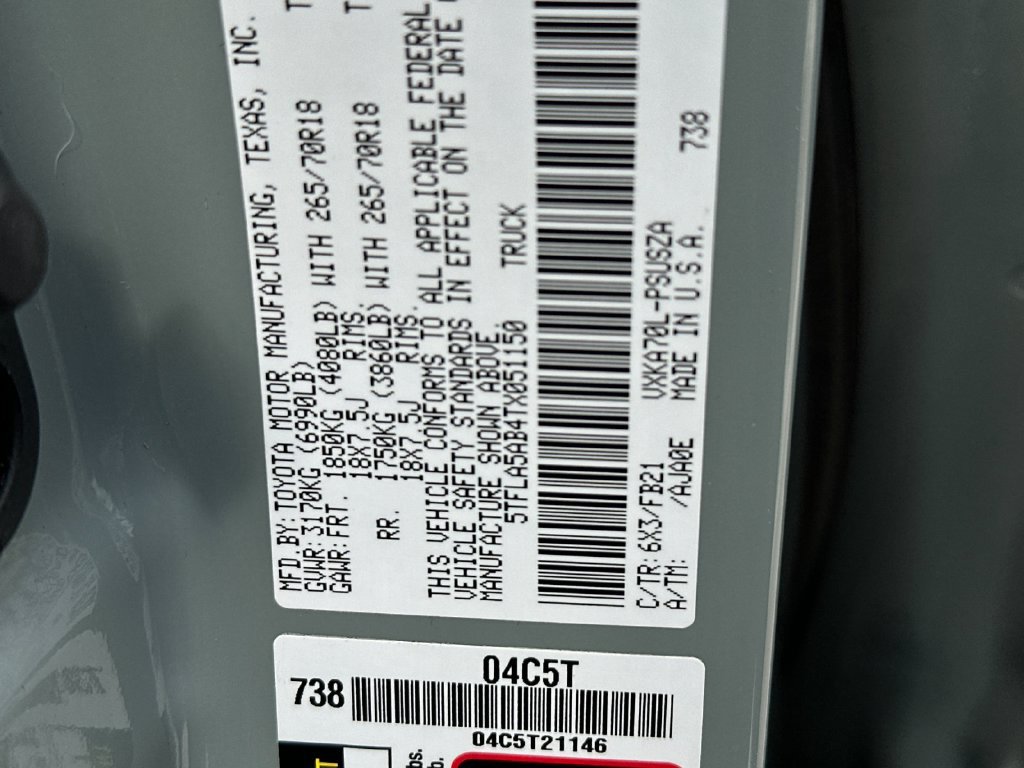 Used 2026 Toyota Tundra SR5 RWD image 28