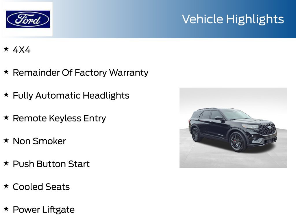 Certified 2025 Ford Explorer ST AWD/4WD image 13