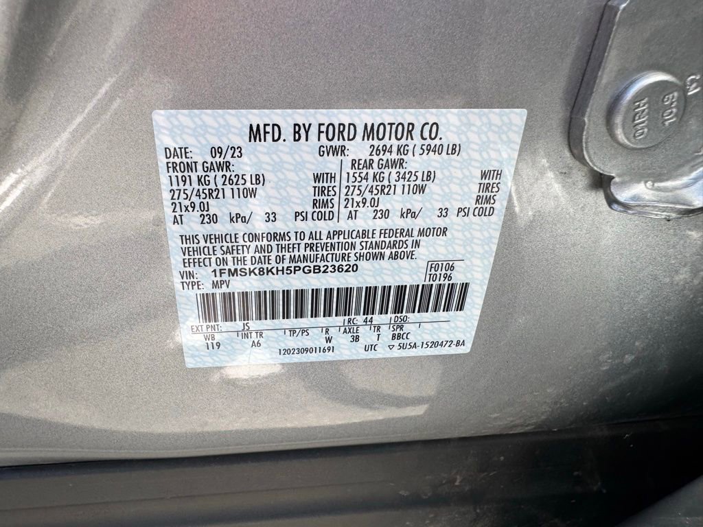 Certified 2023 Ford Explorer ST-Line w/ Class IV Trailer Tow Package AWD/4WD image 48