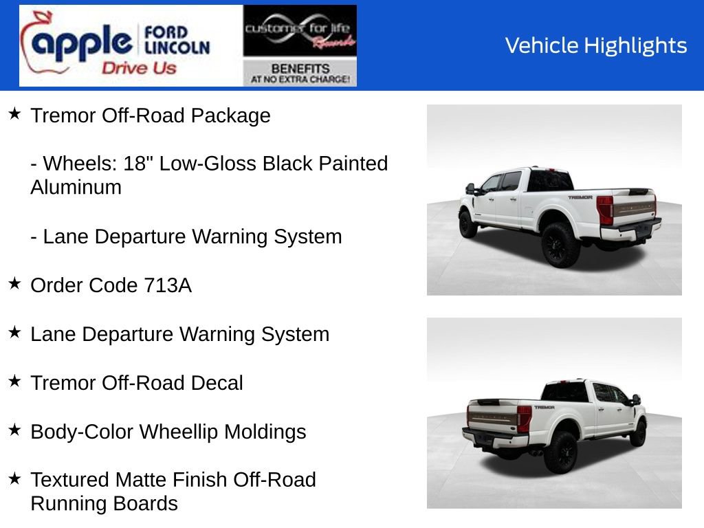 Certified 2022 Ford F350 Platinum w/ Tremor Off-Road Package image 13