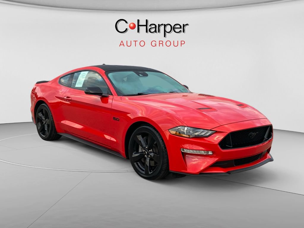 Certified 2021 Ford Mustang GT Premium w/ Carbon Sport Interior Package RWD image 1
