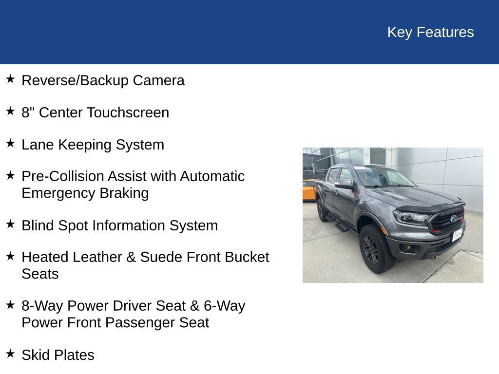 Certified 2023 Ford Ranger Lariat w/ Tremor Off-Road Package AWD/4WD image 37