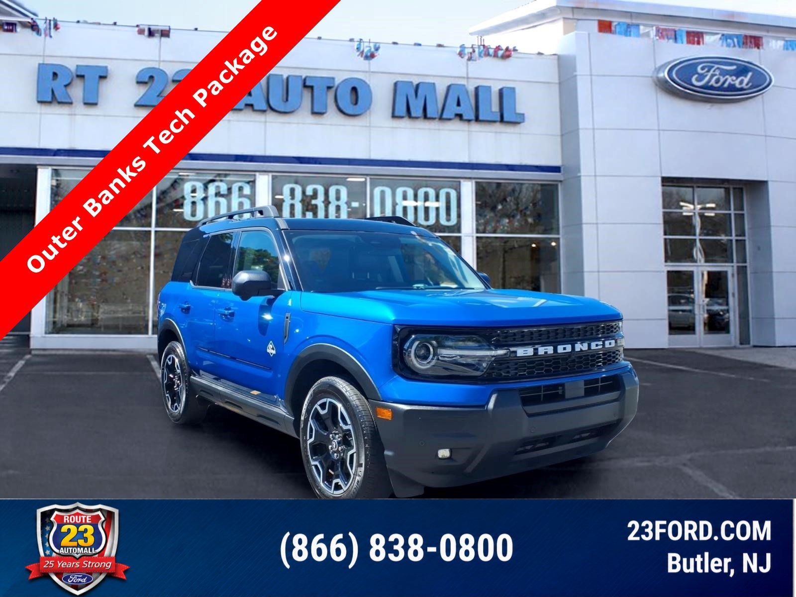 Certified 2025 Ford Bronco Sport Outer Banks w/ Outer Banks Tech Package+ AWD/4WD image 1