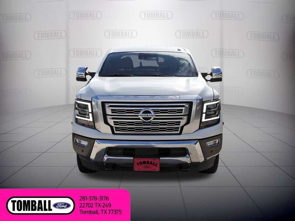 Used 2021 Nissan Titan Platinum Reserve w/ Off Road Protection Package AWD/4WD image 2