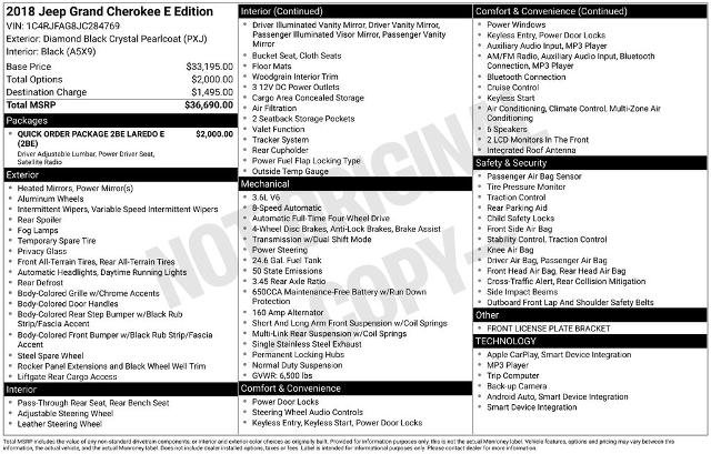 Used 2018 Jeep Grand Cherokee Laredo image 16