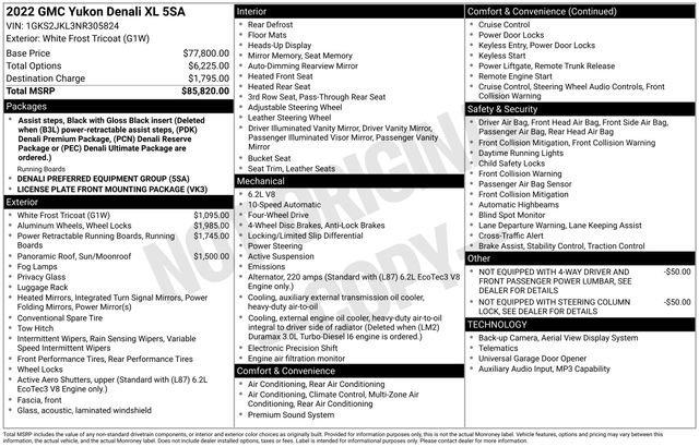 Used 2022 GMC Yukon XL Denali image 9