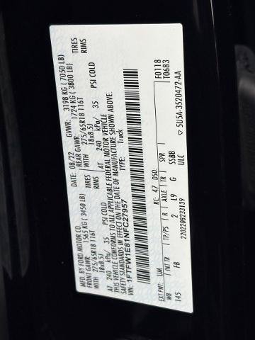 Certified 2022 Ford F150 XLT w/ Equipment Group 302A High AWD/4WD image 32
