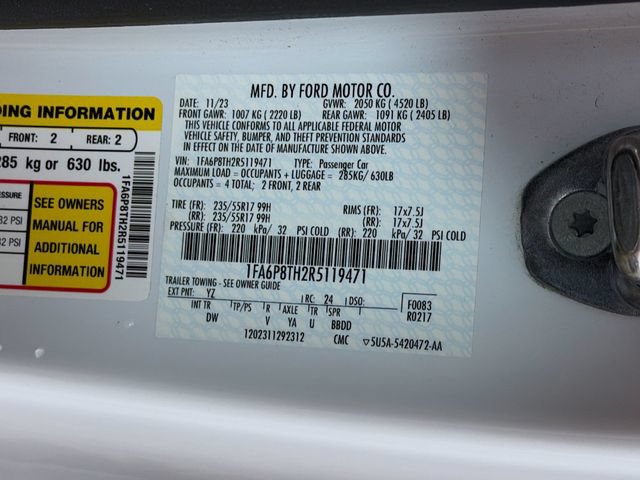 Certified 2024 Ford Mustang Coupe RWD image 33