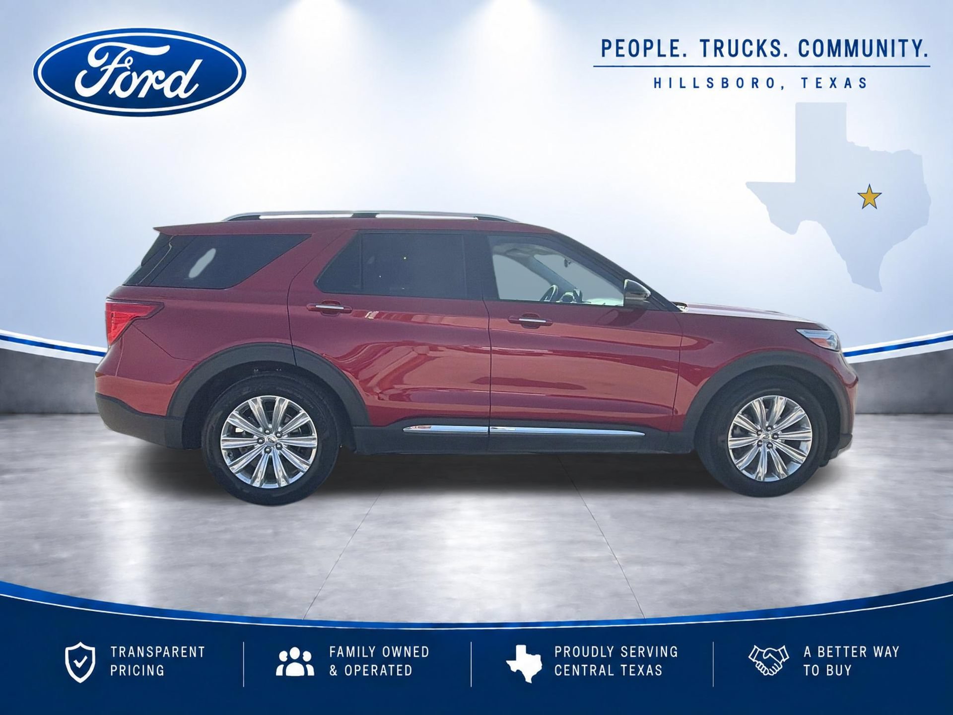 Certified 2023 Ford Explorer Limited w/ Limited Technology Package RWD image 4