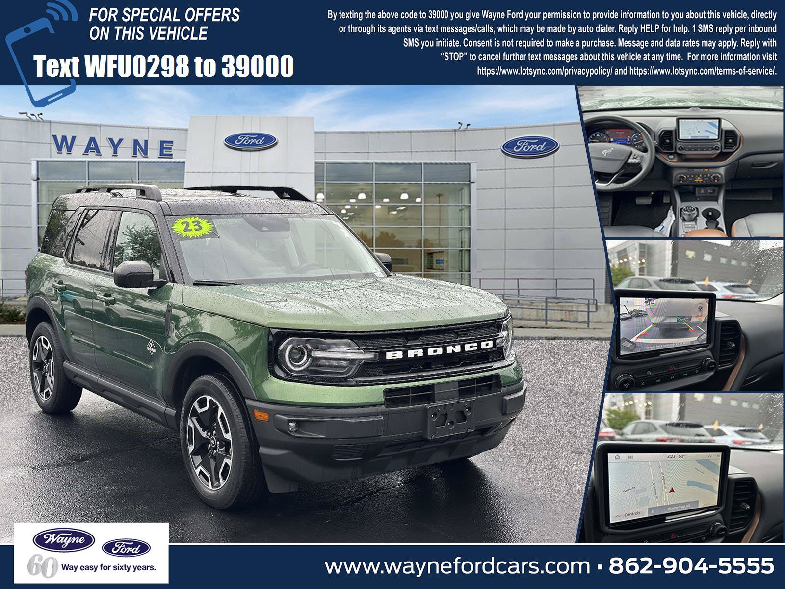 Certified 2023 Ford Bronco Sport Outer Banks w/ Tech Package AWD/4WD image 1