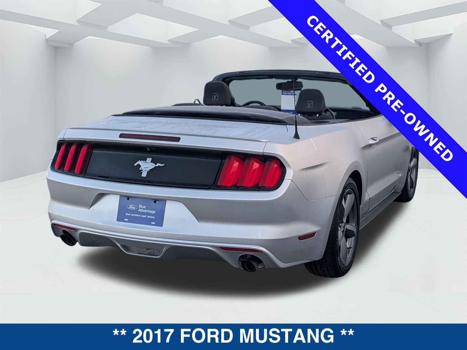 Certified 2017 Ford Mustang Convertible w/ Equipment Group 051A RWD image 4