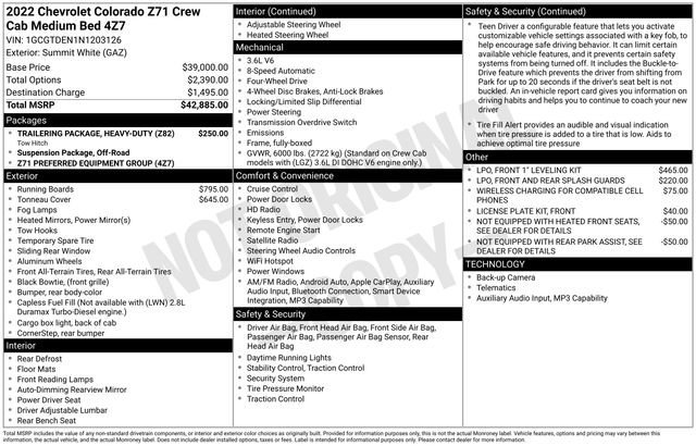 Used 2022 Chevrolet Colorado Z71 image 9