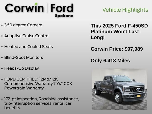 Certified 2025 Ford F450 Platinum AWD/4WD image 7