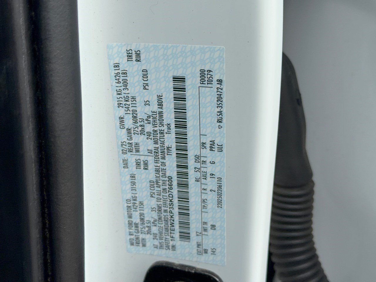 Certified 2025 Ford F150 STX w/ Equipment Group 200A RWD image 31