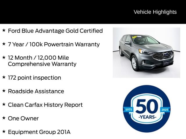 Certified 2022 Ford Edge SEL w/ Convenience Package AWD/4WD image 6