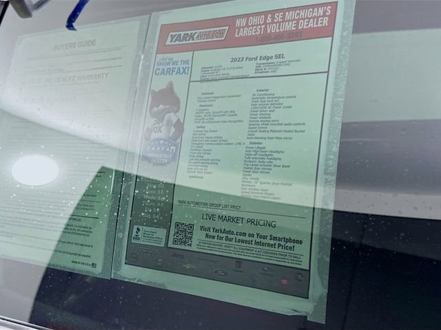 Certified 2023 Ford Edge SEL w/ Convenience Package image 15