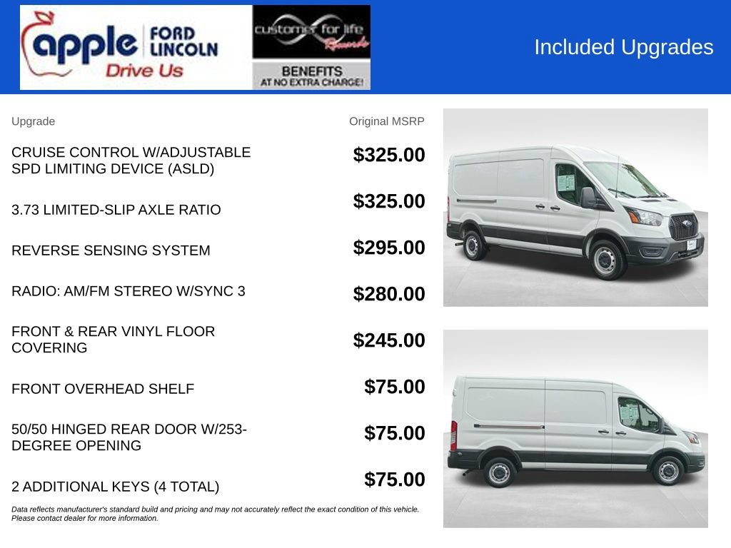 Certified 2023 Ford Transit 250 Medium Roof RWD image 4