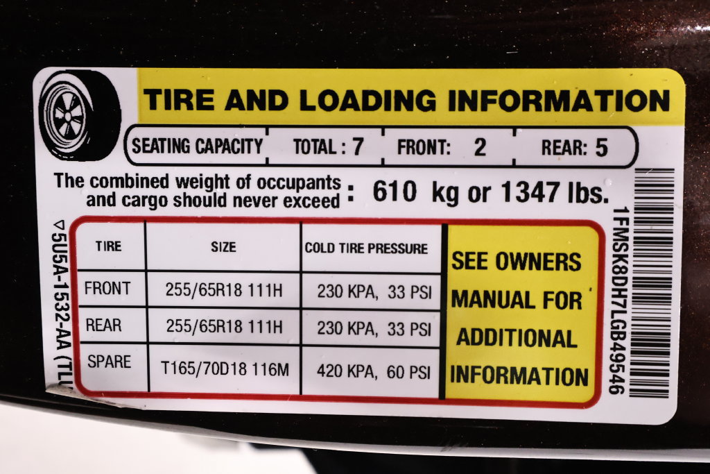 Certified 2020 Ford Explorer XLT w/ Class III Trailer Tow Package AWD/4WD image 47