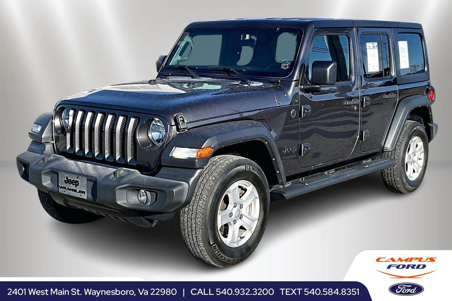 Used 2022 Jeep Wrangler Unlimited Sport image 1