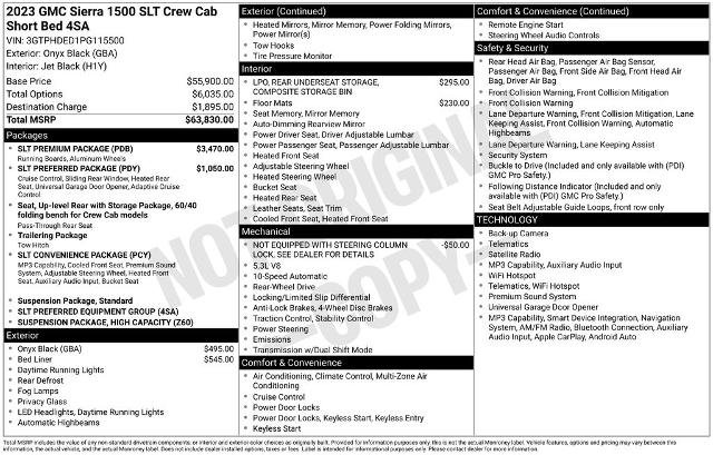 Used 2023 GMC Sierra 1500 SLT w/ SLT Premium Package RWD image 6