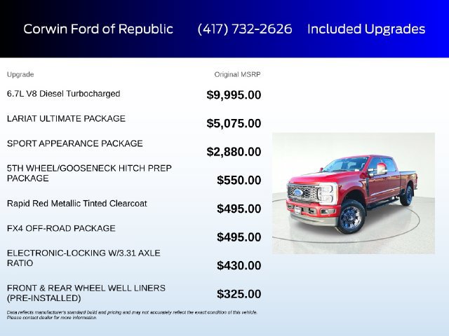 Certified 2023 Ford F350 Lariat w/ Lariat Ultimate Package AWD/4WD image 6