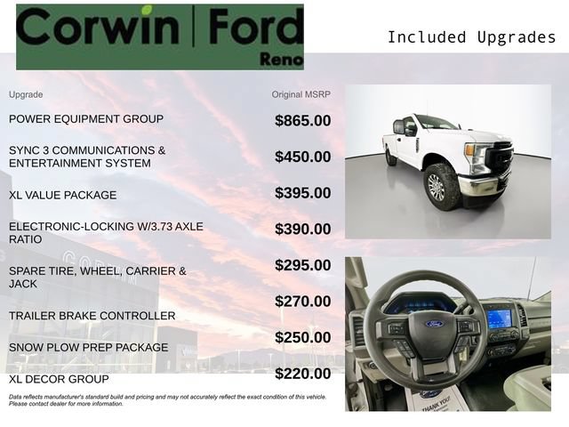 Certified 2021 Ford F350 XL w/ Power Equipment Group AWD/4WD image 3