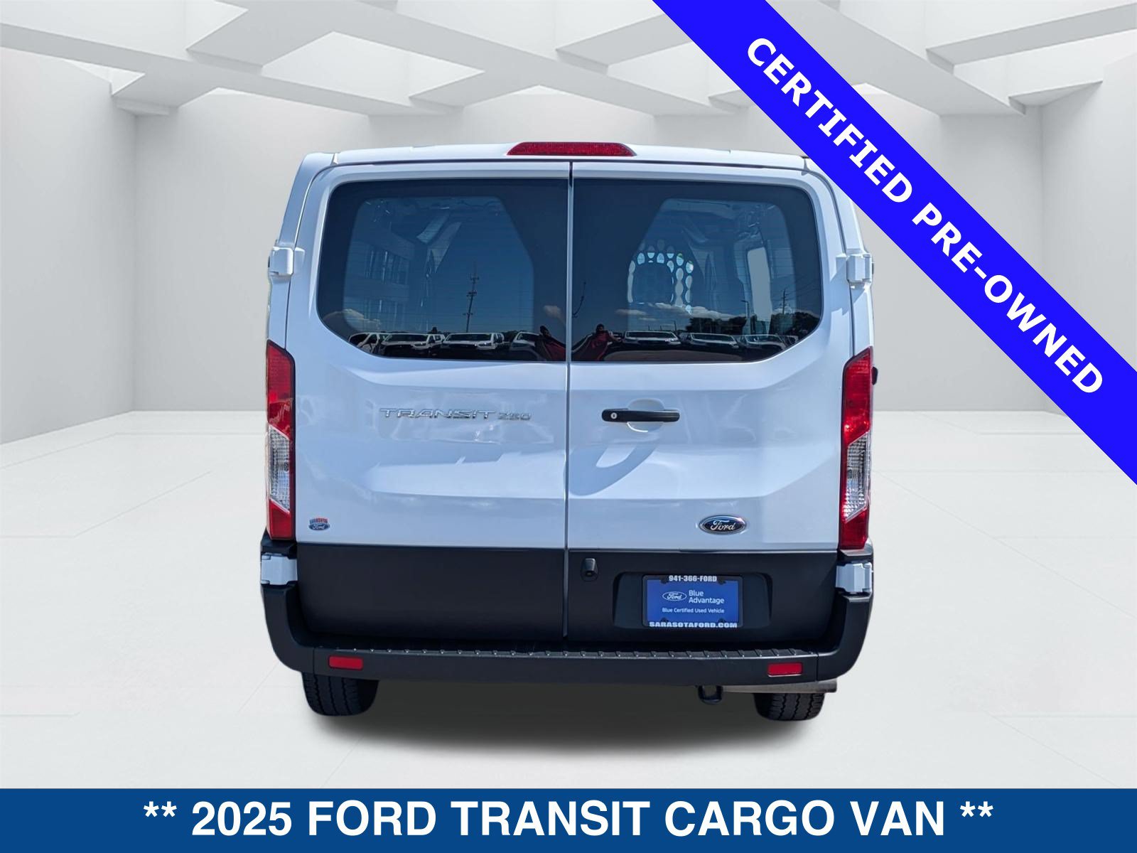 Certified 2025 Ford Transit 250 Low Roof w/ Exterior Upgrade Package RWD image 6