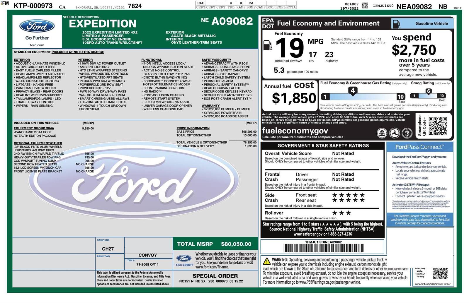 Certified 2022 Ford Expedition Limited image 66