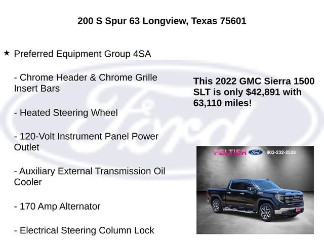 Used 2022 GMC Sierra 1500 SLT AWD/4WD image 15