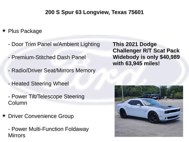 Used 2021 Dodge Challenger R/T Scat Pack RWD image 5