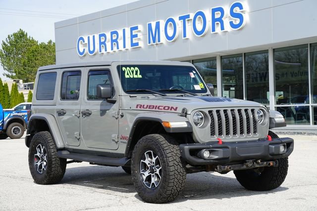 Used 2022 Jeep Wrangler Unlimited Rubicon w/ Steel Bumper Group AWD/4WD image 1