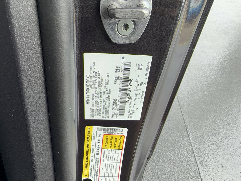 Certified 2024 Ford Mustang Coupe RWD image 30